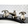 Kingston Brass KS4468TX 8" Widespread Bathroom Faucet, Brushed Nickel KS4468TX